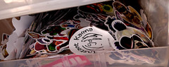 RANDOM FUNNY TOON/BAND/LAPTOP SKATEBOARD GRAPHIC MATTE/GLOSSY STICKER 5-PACK