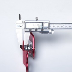 30KN Professional Triple Attachment Hitch Climbing Pulley for 13mm Rope Red