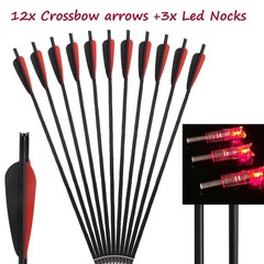 20in Hunting Carbon Crossbow Bolts Crossbow Arrows 100 Grain Broadheads Shooting