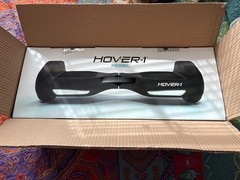 NEW Hover-1 Rebel Hoverboard for Teens, LED Headlights, 6mph Max Speed, Black