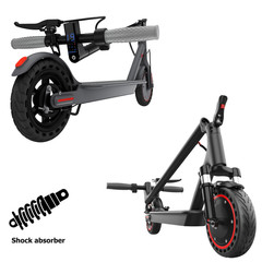 LADPED 8.5INCH Electric Scooter 31KM/H 10.5AH Foldable Scooter W/NO Suspension