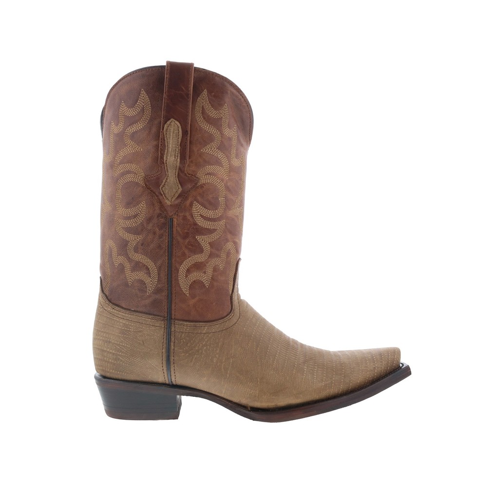 Dingo The Duke DI-107 Mens Brown Leather Pull On Cowboy Western Boots 11