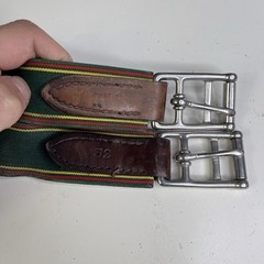 RARE Cliff Barnsby Leather Dressage Girth w/ Removable Sheepskin Padding Size 52