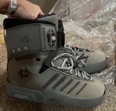 Deshi Dk2 Aggressive Inline Skates US Size 12 Boot Rollerblade Grey SUPER RARE!!