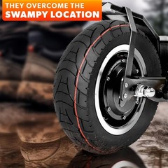80/65-6 Scooter Tire Tube for All Seasons – 10×3″ Electric Scooter Tires Repl…