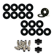 Labeda Gripper Asphalt Outdoor Inline Roller Hockey Wheels with Ceramic Bearings
