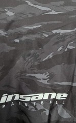 Insane Pro Jogger Paintball Pants – Black / Grey Icon V3 – Medium