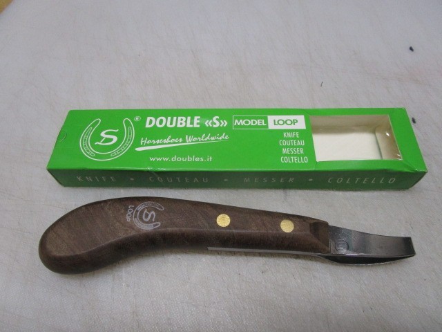Double S Classic Hoof Knife MODEL LOOP MADE IN ITALY NEW IN BOX