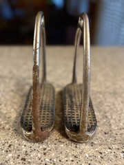 Set Of Fillis Stirrup Irons 12 Cm (4.7”) With rubber Tread pads Well Loved