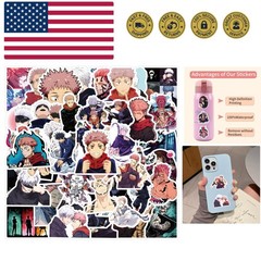 55pcs Popular Jujutsu Anime Kaisen Stickers for Kids, Children’s Hot Cartoon …