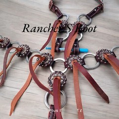 Western Leather Tack Set For Horse | Ring Tack Set With Fringe