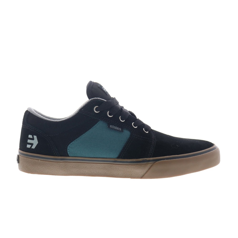 Etnies Barge LS 4101000351387 Mens Black Suede Skate Inspired Sneakers Shoes 9.5