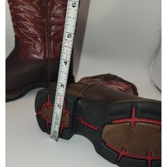 Kids Durango Western Cowboy Boots Size 9.5 Brown Red Western Boots A10-379