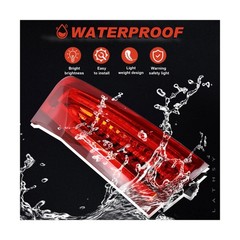 LED Tail Light Assembly Compatible with 2013-2018 Cadillac ATS Left Driver Si…
