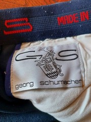 Breeches Full Seat Schumacher Ladies Sz 44 Horse Made in W Germany Med Blue WL