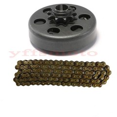 12T Centrifugal Clutch 19mm 20mm # 420 428 35 Chain Sprocket Go kart Mini bike