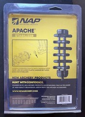 Apache Bow Stabilizer-5″ Black-New Archery Products (NAP 60-775)