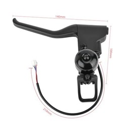 Replacement Part Electric Scooter Handbrake ABS Plastic Handbrake Aluminum Alloy