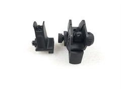Krytac OEM Full Metal Fixed Iron Sights Set for Airsoft AEG