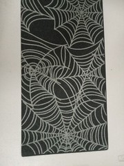 Spider Web Glow In The Dark Skateboard Deck Grip Tape