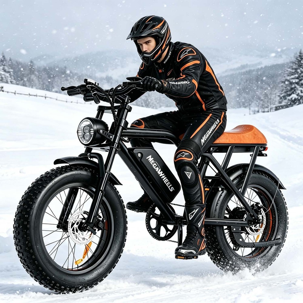 🚲20″ FAT TIRE ADULT ELECTRIC BIKE 1500W 33MPH 66MILE 48V 15.6AH E-MOUNTAIN BIKE