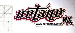 Octane MX Sticker Decal Motocross Racing Logo Graphic Vinyl Die Cut