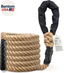 Climbing Rope Gym Workout – 10FT Heavy Duty Jute Thick Ropes for Adults Strength