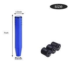 Blue Aluminum Alloy Gear Stick for Long Shift Knob Extension