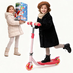 Kick Scooter for Kids 4-8 Years Age Outdoor Toy- 2 Wheels Light-Up Toddler Scoot
