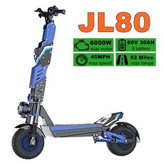 1000W~10000W Adult Electric Scooter Fast Escooter Off-road Travel Commuter Sport