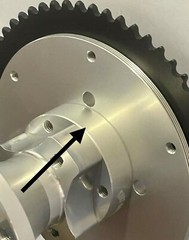 Mini Bike Z50 Monkey Sprocket Hub Adapter for Universal Sprocket Adapter.