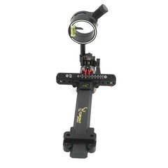 Archery CompoundBow Sight 1 Pin 6″ Carbon Fiber Extension Bar 4X 6X 8X Lens Hunt