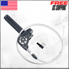 CNC Aluminum Motorcycle Throttle Grip W/ Cable For Dirt Pit Bike 7/8″ 22mm