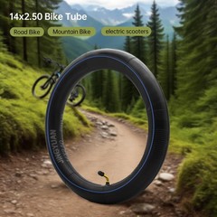 Heavy-Duty 14×2.50 Inner Tube with Schrader Valve – Fits 14 Inch Electric Sco…
