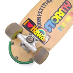 Used STORMY Original Skateboard AIRTRACKS Trucks Santa Cruz SLIME BALLS 60mm 97A