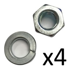 Rear Wheel Hub (3/4″ Bore or 1″ Bore) Galvanized 2-13/16″ Bolt Circle Keyed