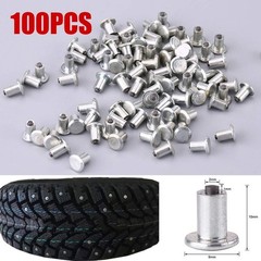 for Studs for Tires 100pcs 9mm/0.35″ Wheel Tyre Stud Screws Tire Spikes for C…