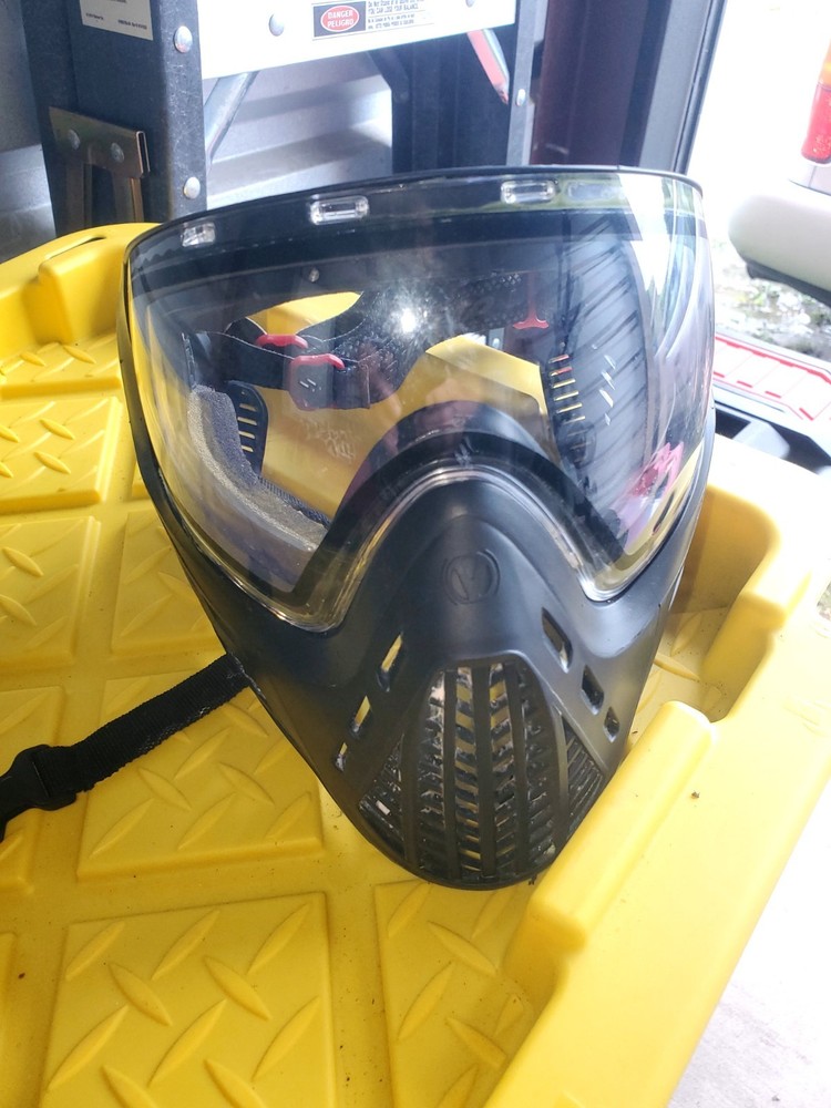 VIRTUE Vio Ascend Paintball Clear Thermal Goggles Mask – Black