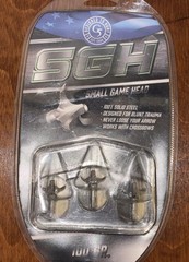 G5 Outdoors Small Game Heads 100 Grain 3 Pk Broadheads Bowhunter Squirrel Rabbit