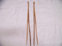 One Pair EXTRA LONG Leather Saddle Strings–35″ long x 1/2 » wide—-Tan Color