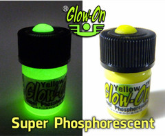 Glow-On YELLOW Glow Paint For Gun Sights, Fishing Lures 2.3 ml Vial, Bright!
