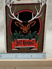 Vintage Original 1990 Jeff Kendall SANTA CRUZ Skateboard Sticker Jager Meister