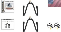 Durable Metal Skateboard Wall Rack – Adjustable, Easy to Install, 2 Pack