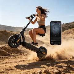 750W Electric Scooter Adults E-Scooter 44 mile Long Range 10in Tire Commuter