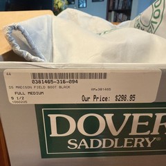 Dover Madison Field Boot Full Medium 9.5
