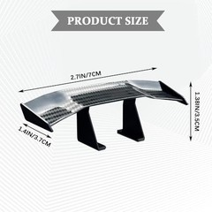 Universal Car Mini Spoiler Wing, 6.7 Inch Auto Rear Tail Wing, Mini Carbon