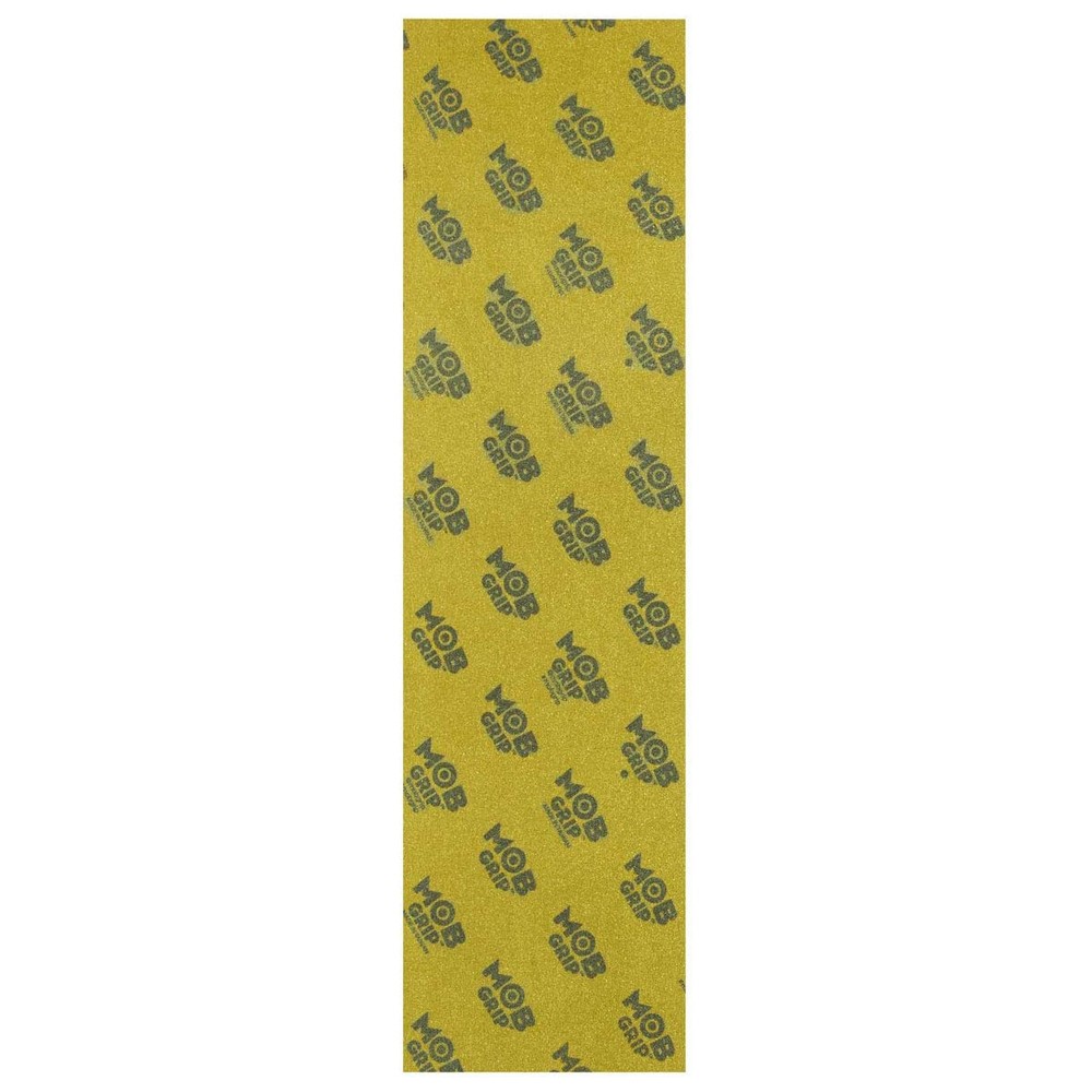 Mob Skateboard Griptape Clear Transparent Yellow 9″ x 33″ Grip Tape Sheet