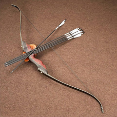 Recurve Bow Set, Professional Archery Hunting Bow Kit Right Hand, 25-60 Lbs