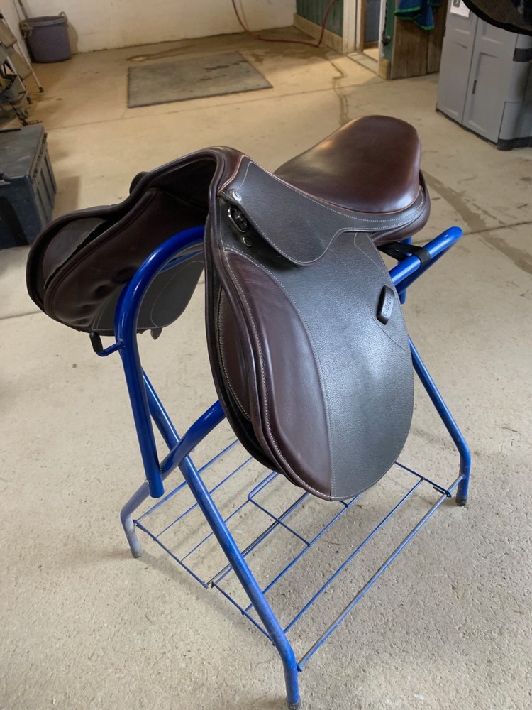 English Collegiate Close contact Saddle 16.5 medium tree Leather/synthetic