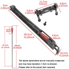 Hunting Bow Rapid Magazine Launcher 6 Arrow Capacity Compound Recurve Bow Target